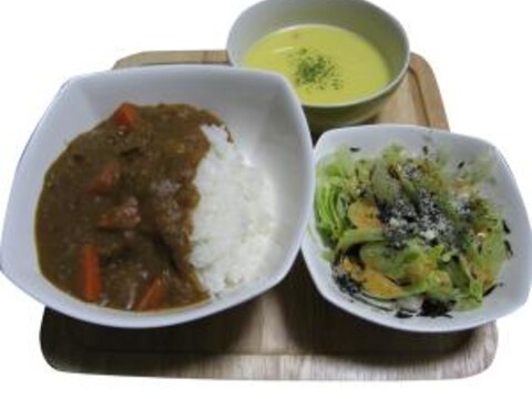 シンプルなカレー